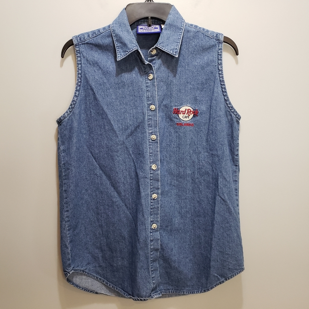 Vintage Hard Rock Cafe Orlando Sleeveless Jean